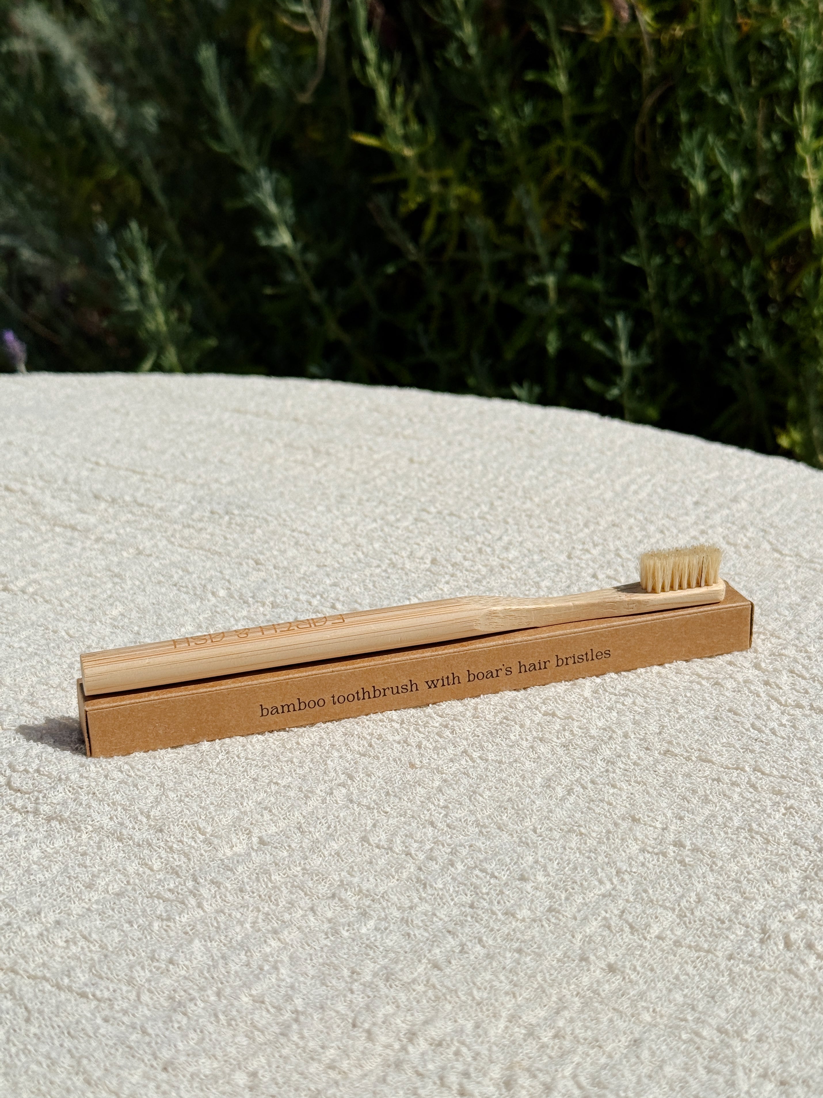 Bamboo Toothbrush with Boar's Hair Bristles