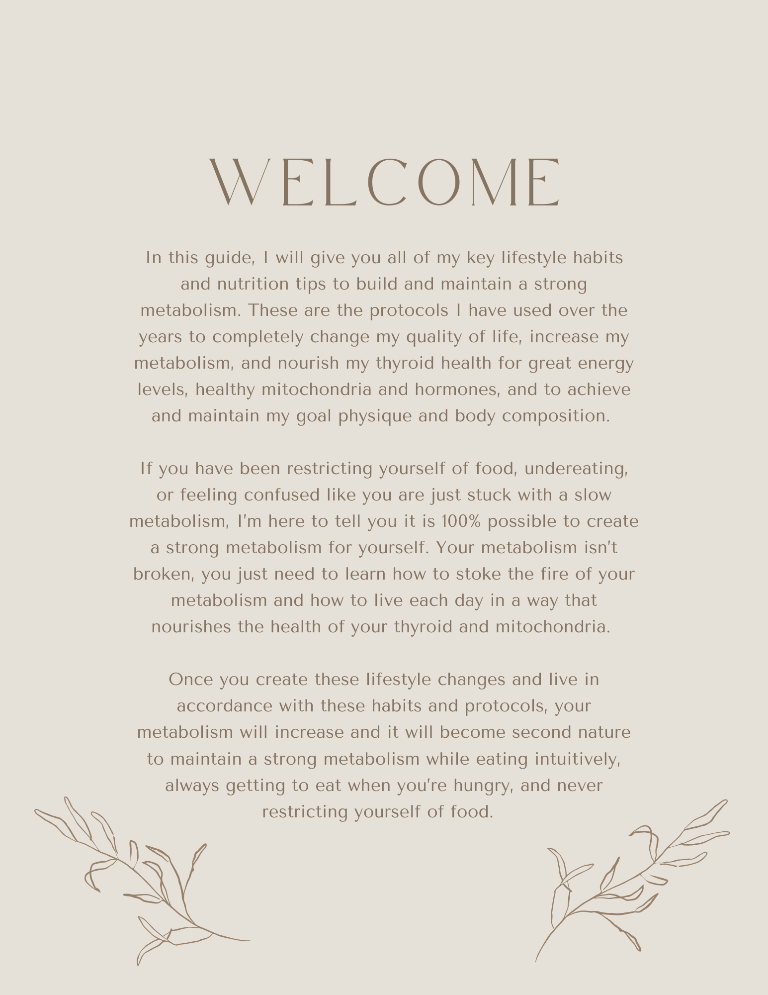 Holistic Metabolism Guide