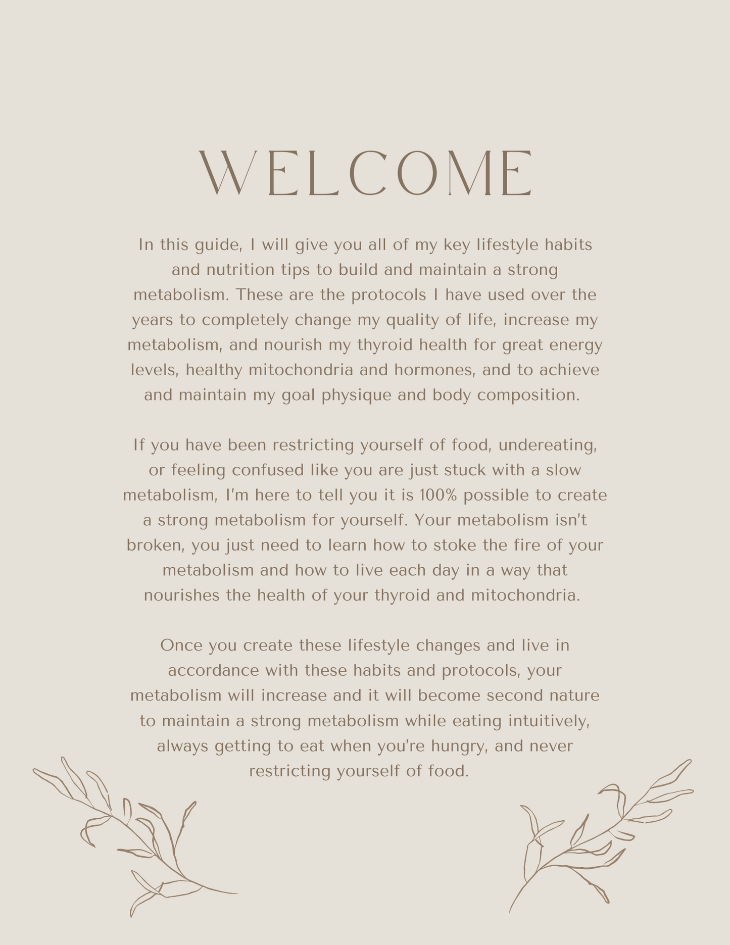Holistic Metabolism Guide